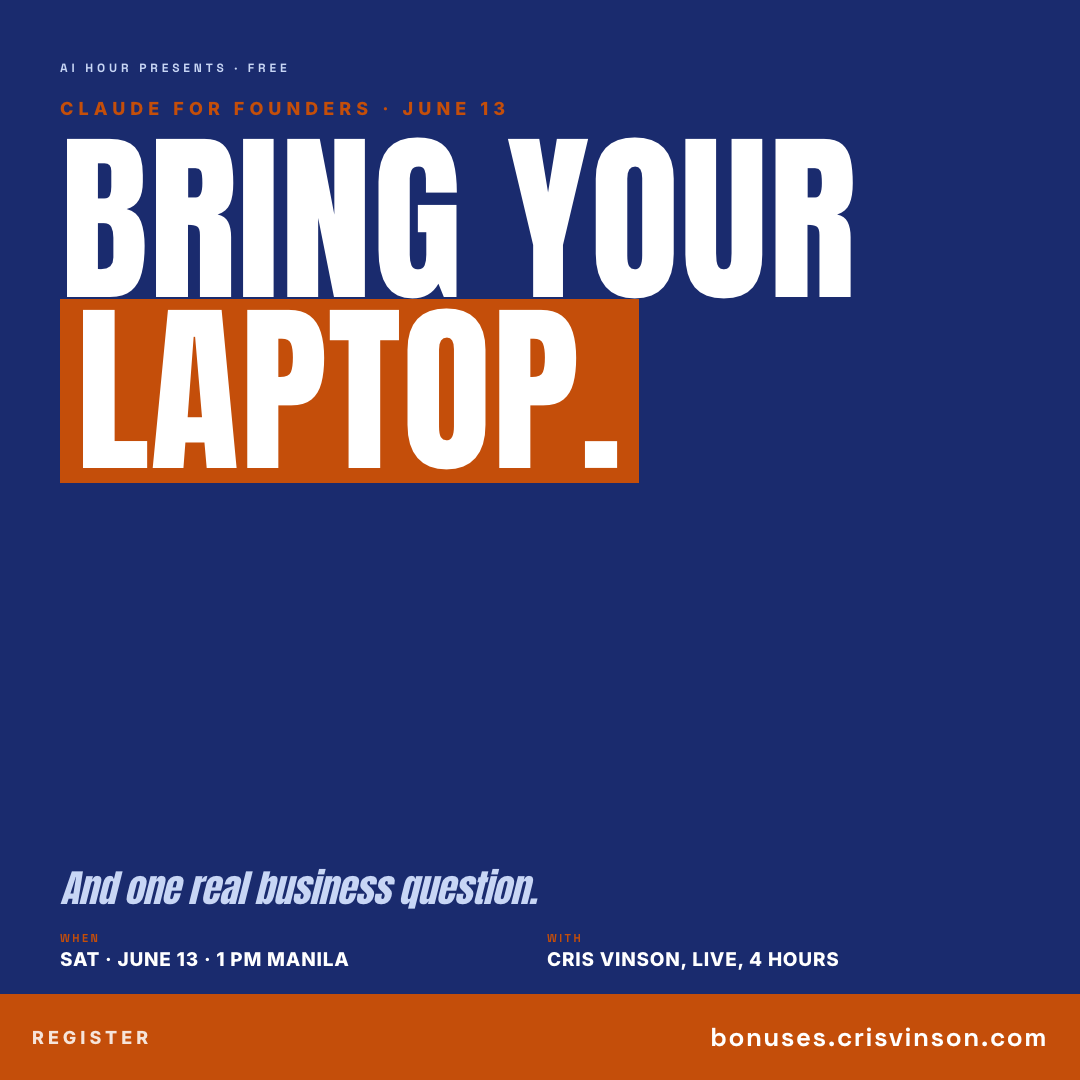 Bring your laptop event poster